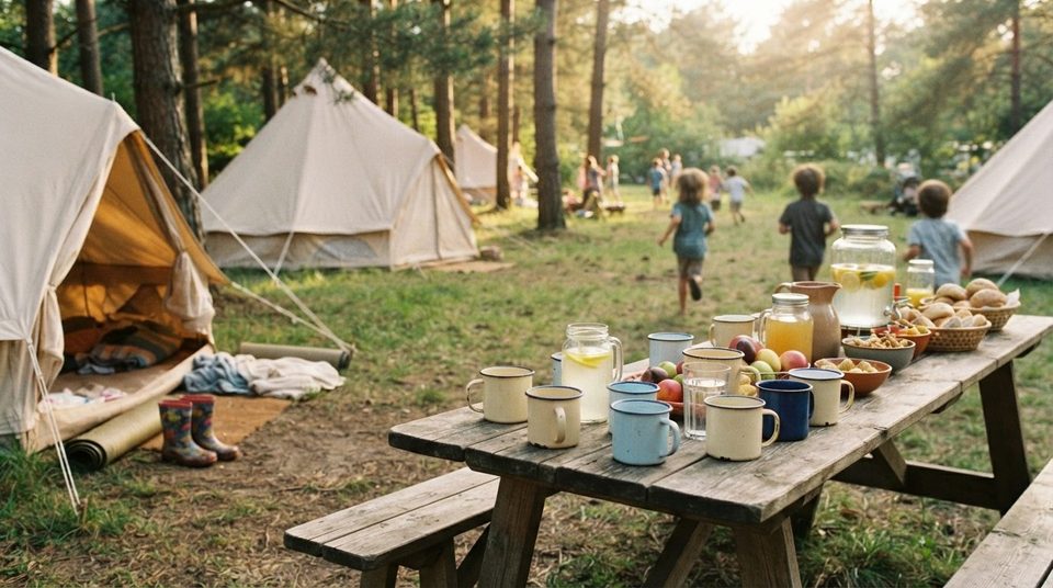 Stemningsbillede til guiden: Drikke og servering til børnefest og lejrafslutning