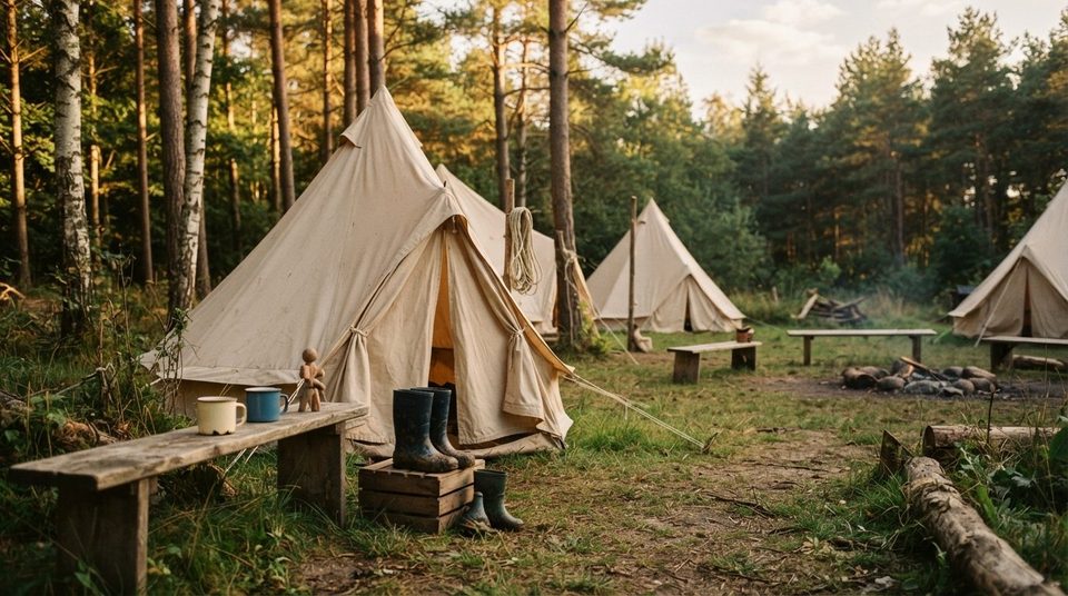Stemningsbillede til guiden: Er barnet klar til sin første lejr? Tegn, samtaler og små prøver